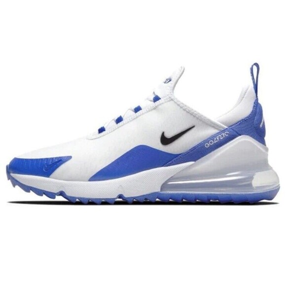 Nike Air Max 270 G Golf Shoes White/Black/Racer Blue CK6483-106 Men’s Size 13 - Picture 2 of 5